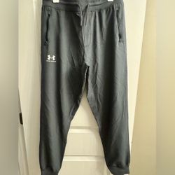 Gray Under Armour Fitted Joggers 