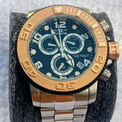Invicta 12533 ​​Sea Hunter men's chronograph watch with black dial
