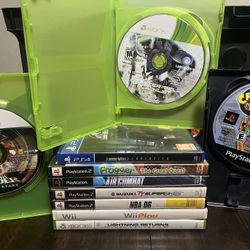 🎮 Mixed Game Lot – Xbox 360, PS2, PS4, Wii – $9/EA (See Description)  . . . . . . . . . . . . . . . . . . . . . . . . . . . . . . . . . . . . . . . .