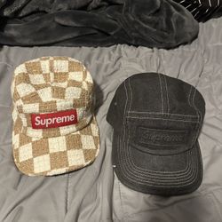 2 Supreme Panel Hats