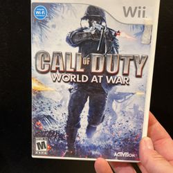 Wii Call Of Duty World At War