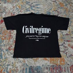 Civil Regime Roses From Concrete Oversized Tee