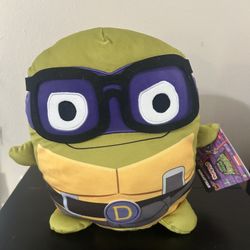 New With Tags Donatello Mutant Mayhem Cuutopia 10” Plush Teenage Ninja Turtles 