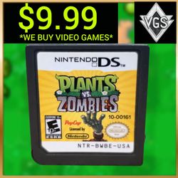 Plants vs. Zombies Nintendo DS 2011 Game Cartridge Only PopCap