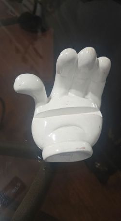 Disney Mickey Mouse Glove Desk Top Business Card Holder