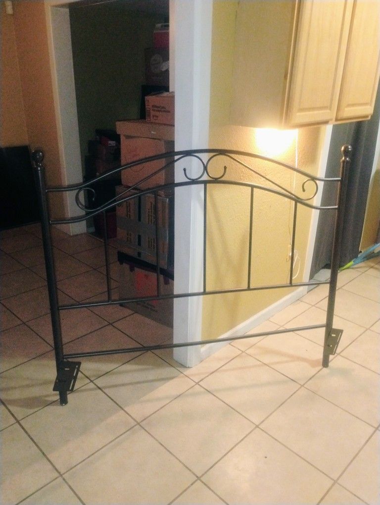 Queen Size Headboard and Baby Pail