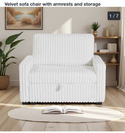 Couches for Living Room Living Room Sofa and Seat with Storage Box,for Bedroom, Office, Large-White sectional Couch