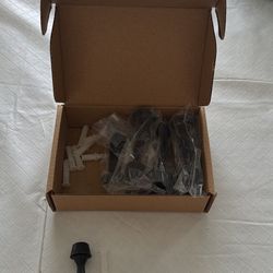 8 Brand New Black Door Stops 