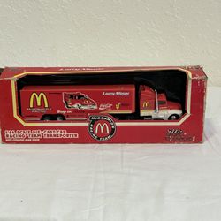1992 Racing Champions Larry Minor McDonalds Team Transporter 1/64 / Open Box 