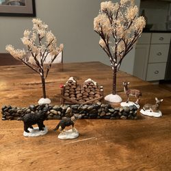 Department 56 Woodland Landscape Set