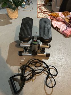 Mini Stepper with Resistance Bands