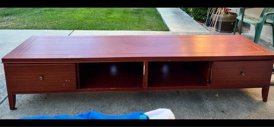 Redwood TV stand two drawers 86.5x21.5x10