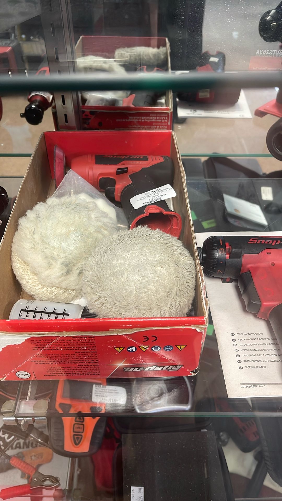 Snap On Tool Polisher Tool Only With The Box CTPP861