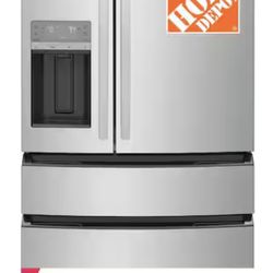 36 in. 26 cu. ft. Standard-Depth 4-Door French Door Refrigerator