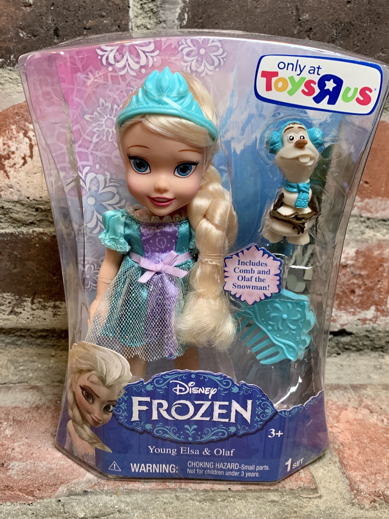 2013 Disney Frozen Young 6 in. Elsa Doll & Olaf Toys R Us Exclusive