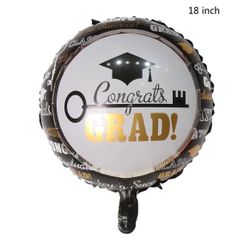 Foil Graduation Balloons 18” Quantity Of 5 