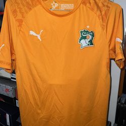 Ivory Cost National Team Soccer Jersey Sz Small