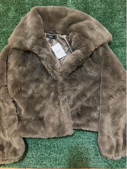 Faux fur jacket