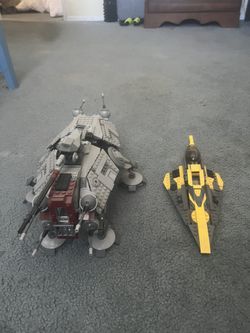 Lego Star Wars At Te And Anakin’s Jedi Star fighter