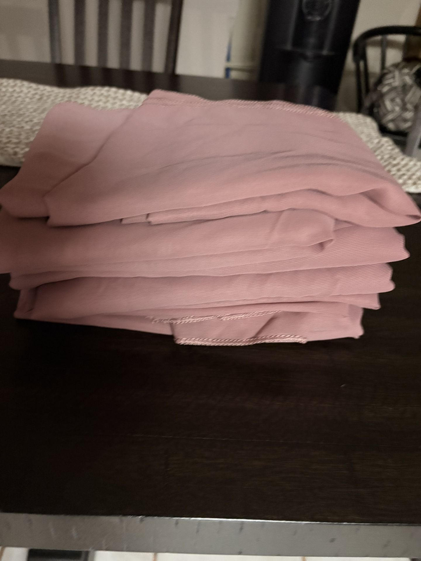 Dusty Rose Table Runners Set Of 8 