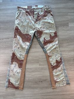 Gallery Dept. Camo Patchwork Flare Pants size 36W