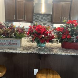 CHRISTMAS FLOWERS DECOR 