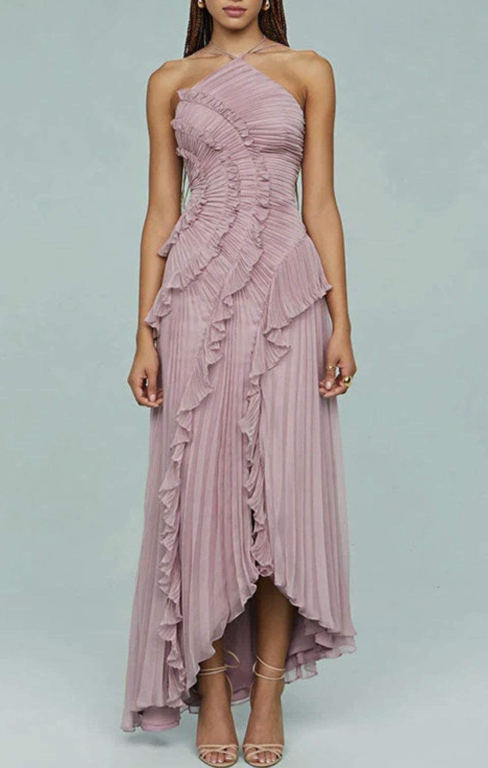 zara pink frill dress Zara Voluminous Flower Dress Fuchsia 3269/301