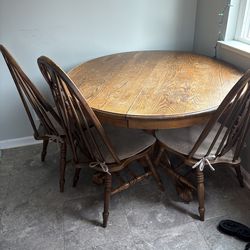 Table and 4 Chairs