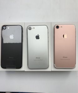 iPhone 7 black, silver & rose gold color!
