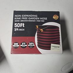 HAETEIR 50ft 3/4" Non-Expanding Kink-Free Garden Hose (New Sealed)