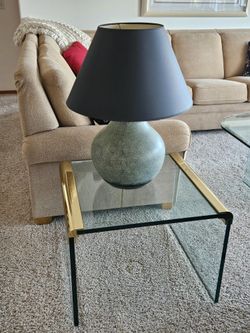 Glass End Table