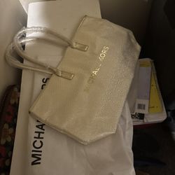Michael Kors Gold Tote Bag Purse Perfume Fragrance Promo Institutional New