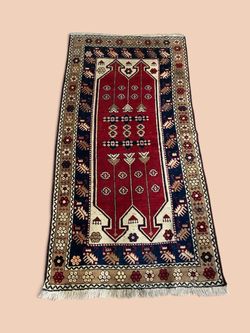 Handmade Afghan Tribal Rug 3x6