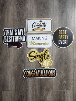 Graduation Photobooth Props  - High Quality 5mm PVC 