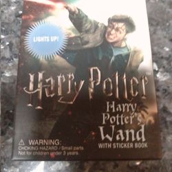 Brand New Harry Potter Light Up Wand In Box Unopened