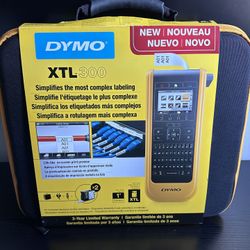 Dymo XTL 300 Label Maker with AC Adapter and Case