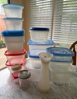 Food Storage Containers (19) /Gladware; Rubbermaid-ALL BRAND NEW!