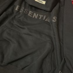 Essential Black Hoodie 