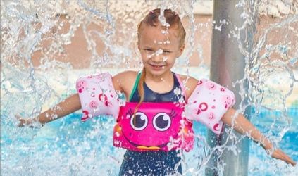 Toddler Kids Swim vest-pink(215&Decatur)NW.