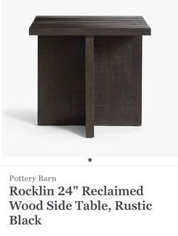 Pottery Barn Rocklin side Table