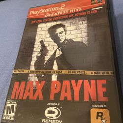 Max Payne Ps2 