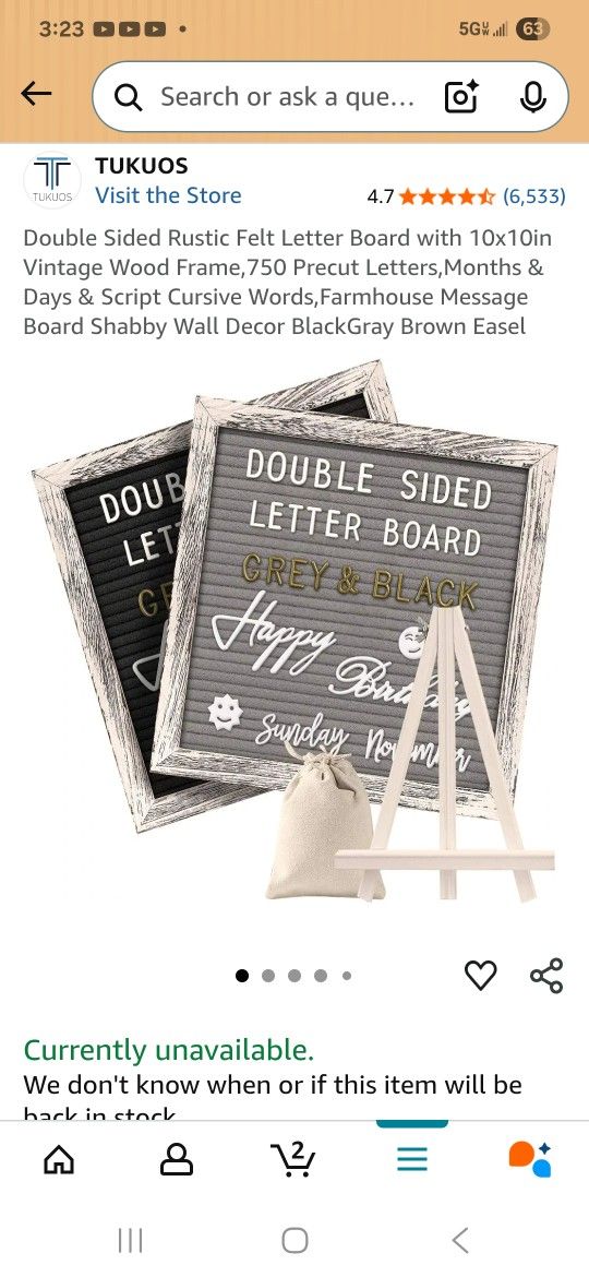 Wood Letterboard
