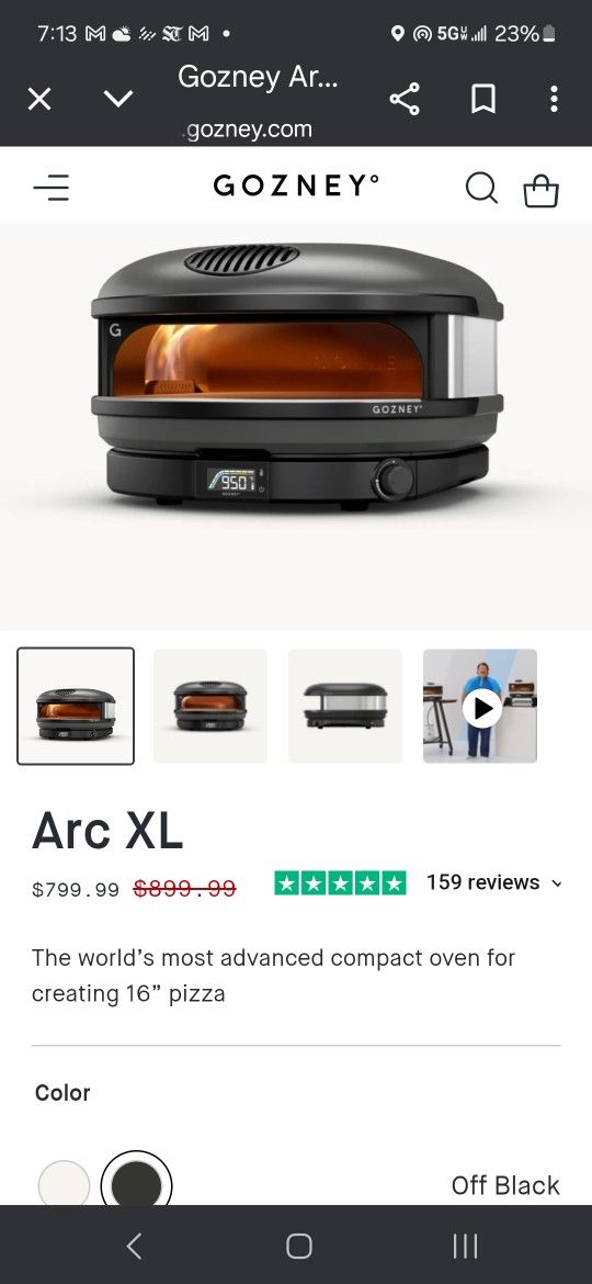 In Original Box Gozney Arc XL Pizza Oven