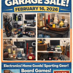 Garage Sale. Everything Must Go.