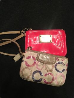 Mk and coach wrist wallet