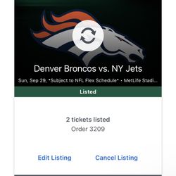 Jets V Broncos Game 