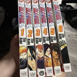 Manga | Bleach vol 1-6 | Tite Kubo