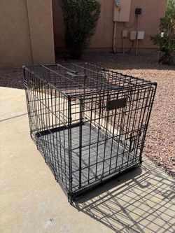 Folding Wire Dog Crate with Tray