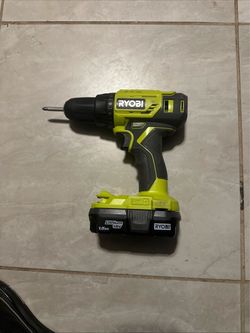 Ryobi drill + battery