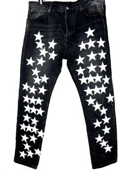 Mnml X255 STAR SKINNY DENIM JEANS Size 38 NEW